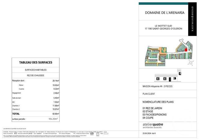 maison à vendre - 3 pièces - 60.86 m2 - ST GEORGES D OLERON - 17 - POITOU-CHARENTES - Century 21 Agence Des Pertuis