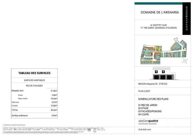 maison à vendre - 2 pièces - 38.23 m2 - ST GEORGES D OLERON - 17 - POITOU-CHARENTES - Century 21 Agence Des Pertuis