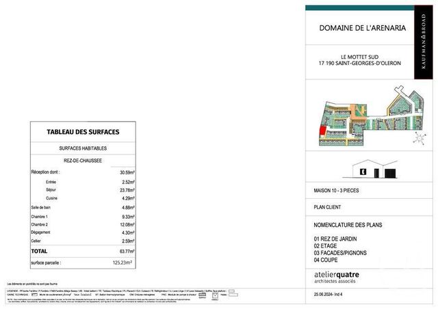 maison à vendre - 3 pièces - 63.77 m2 - ST GEORGES D OLERON - 17 - POITOU-CHARENTES - Century 21 Agence Des Pertuis