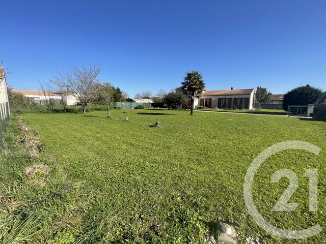 terrain à vendre - 580.0 m2 - ST GEORGES D OLERON - 17 - POITOU-CHARENTES - Century 21 Agence Des Pertuis
