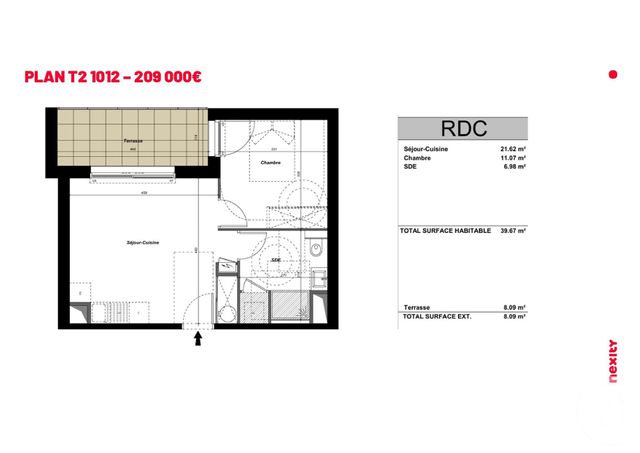 Appartement F2 à vendre - 2 pièces - 39.67 m2 - ST TROJAN LES BAINS - 17 - POITOU-CHARENTES - Century 21 Agence Des Pertuis