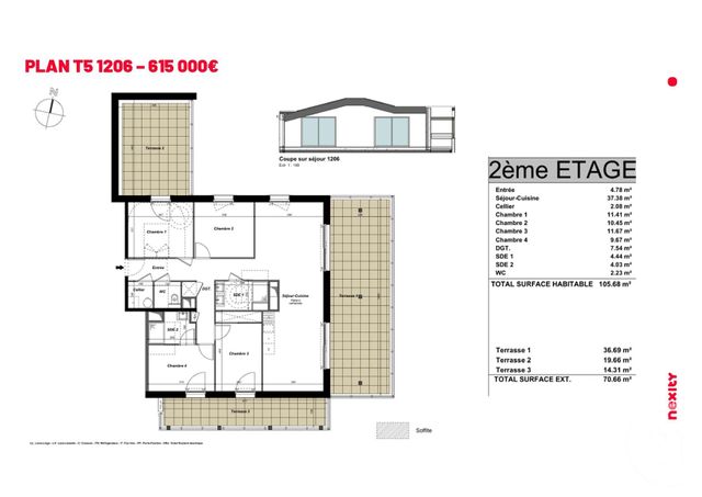 Appartement F5 à vendre - 5 pièces - 105.68 m2 - ST TROJAN LES BAINS - 17 - POITOU-CHARENTES - Century 21 Agence Des Pertuis